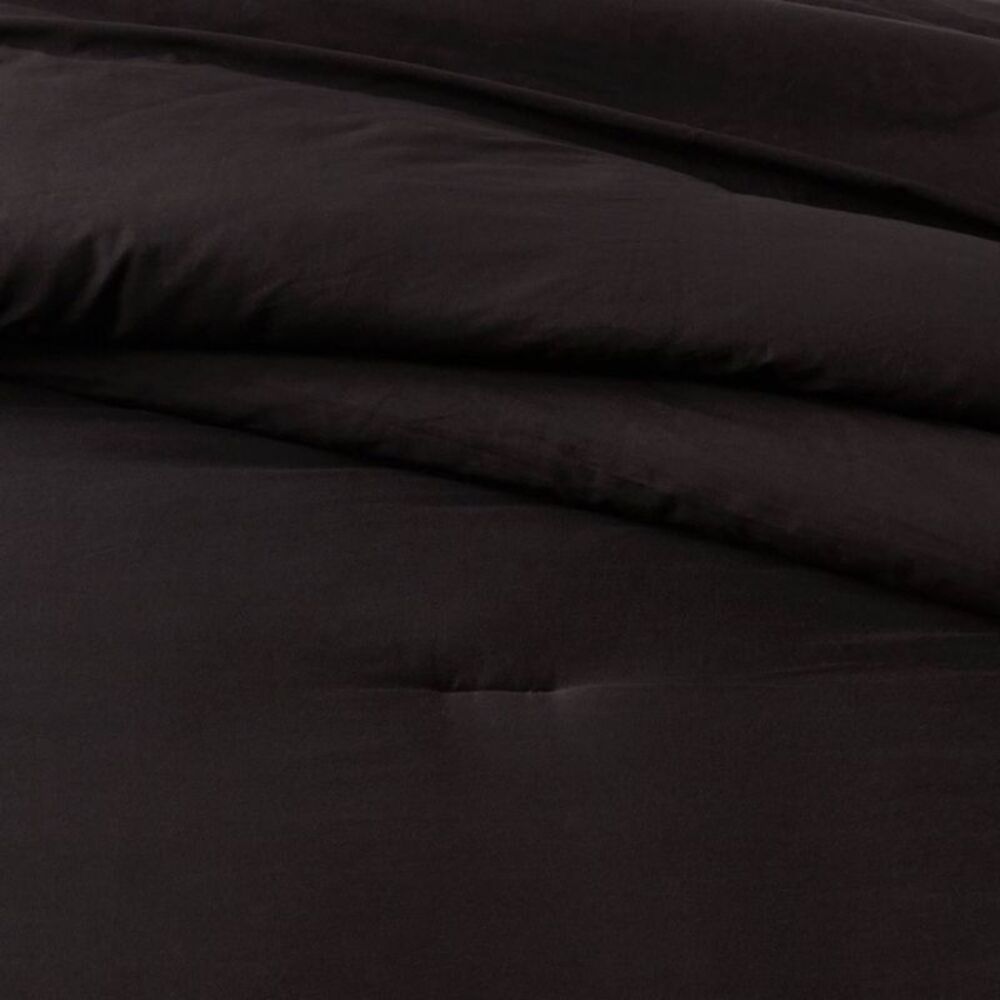 Threshold - Sateen Comforter Set Quilted Year-Round Black - Picture 4 of 4